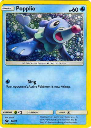 Popplio - Miscellaneous Cards & Products #SM03 Pokemon card