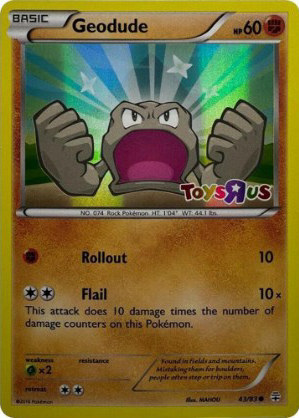 Geodude - Miscellaneous Cards & Products #43 Pokemon card