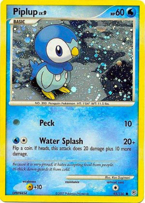 Piplup - Miscellaneous Cards & Products #93 Pokemon card