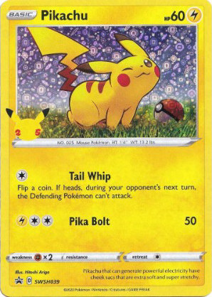 Pikachu - Miscellaneous Cards & Products #SWSH039 Pokemon card
