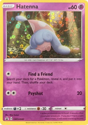 Hatenna - Miscellaneous Cards & Products #SWSH040 Pokemon card