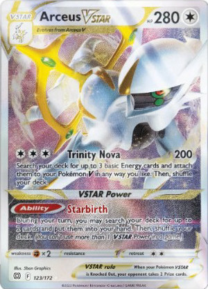 Arceus VSTAR - Miscellaneous Cards & Products #123 Pokemon card