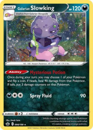 Galarian Slowking - Miscellaneous Cards & Products #98 Pokemon card
