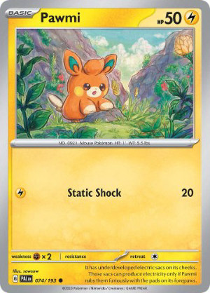 Pawmi - Miscellaneous Cards & Products #74 Pokemon card