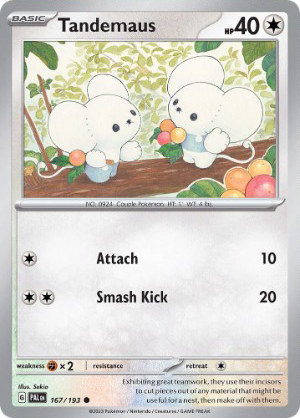 Tandemaus - Miscellaneous Cards & Products #167 Pokemon card