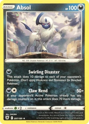 Absol - Miscellaneous Cards & Products #97 Pokemon card