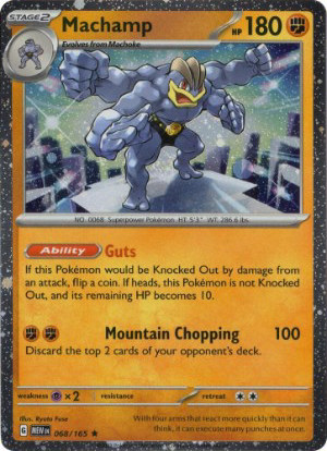 Machamp 068/165 - Miscellaneous Cards & Products #68 Pokemon card