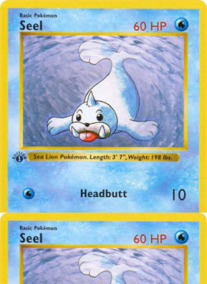 Seel - Base Set (Shadowless) #41 Pokemon card