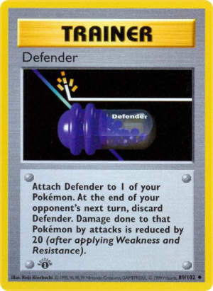 Defender - Base Set (Shadowless) #80 Pokemon card