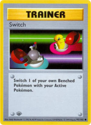Switch - Base Set (Shadowless) #95 Pokemon card