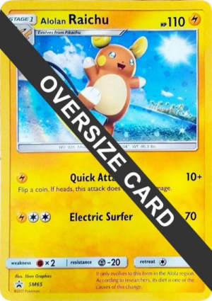 Alolan Raichu - Jumbo Cards #SM65 Pokemon card