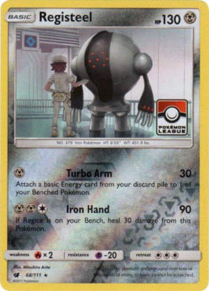Registeel - League & Championship Cards #68 Pokemon card