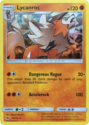 Lycanroc - Deck Exclusives #76 Pokemon card