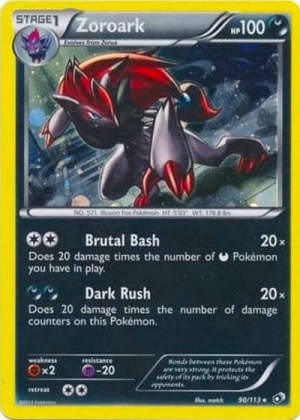 Zoroark - Blister Exclusives #90 Pokemon card