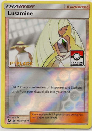 Lusamine - League & Championship Cards #153A Pokemon card