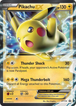 Pikachu EX - Jumbo Cards #XY174 Pokemon card