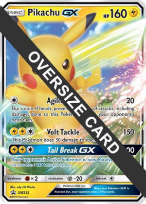 Pikachu GX - Jumbo Cards #SM232 Pokemon card
