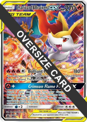 Charizard & Braixen GX - Jumbo Cards #SM230 Pokemon card