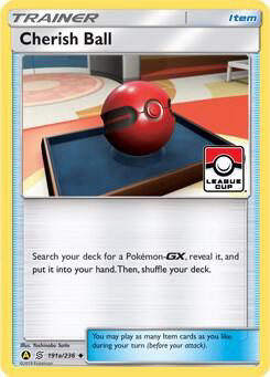 Cherish Ball - League & Championship Cards #191A Pokemon card