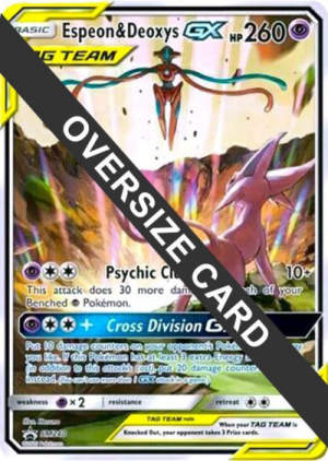 Espeon & Deoxys GX Oversized - Jumbo Cards #SM240 Pokemon card