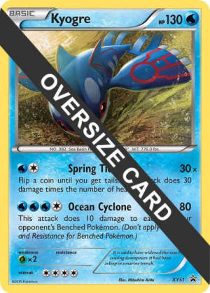 Kyogre - Jumbo Cards #XY51 Pokemon card