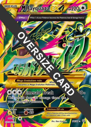 M Rayquaza EX - Jumbo Cards #98 Pokemon card