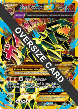 Primal Groudon EX - Jumbo Cards #97 Pokemon card