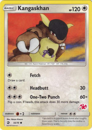 Kangaskhan - Battle Academy #55 Pokemon card