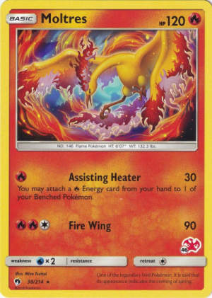 Moltres - Battle Academy #38 Pokemon card
