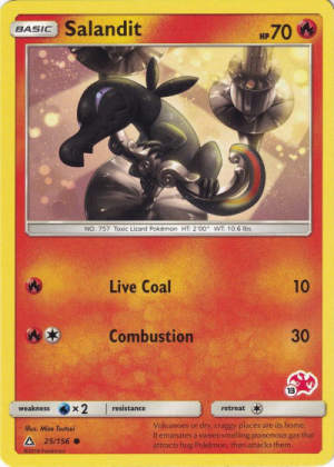 Salandit - Battle Academy #25 Pokemon card