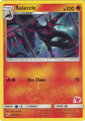 Salazzle - Battle Academy #34 Pokemon card