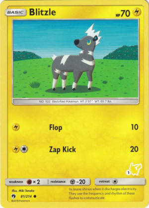 Blitzle - Battle Academy #81 Pokemon card