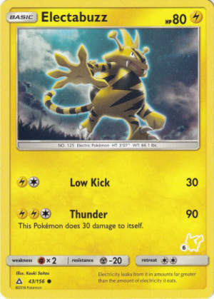 Electabuzz - Battle Academy #43 Pokemon card
