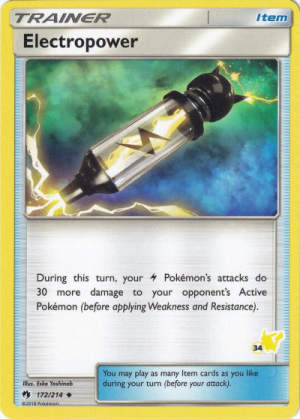 Electropower - Battle Academy #172 Pokemon card