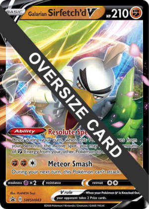 Galarian Sirfetch'd V - Jumbo Cards #SWSH043 Pokemon card