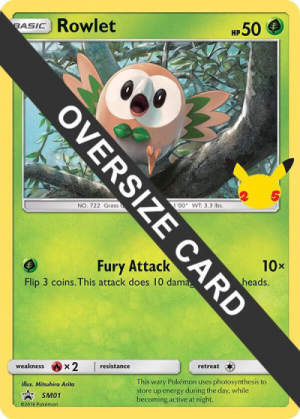 Rowlet - First Partner Pack #SM01 Pokemon card