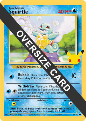 Squirtle - First Partner Pack #63 Pokemon card