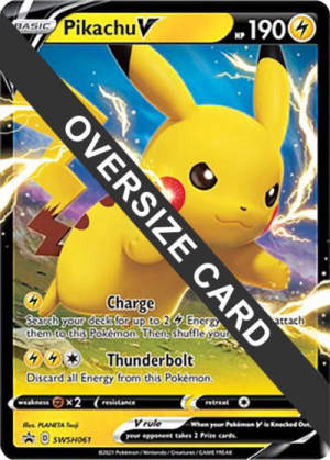 Pikachu V - Jumbo Cards #SWSH061 Pokemon card