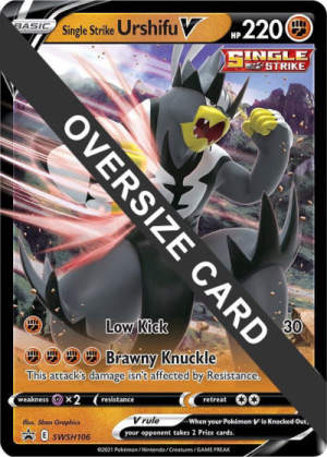 Single Strike Urshifu V - Jumbo Cards #SWSH106 Pokemon card