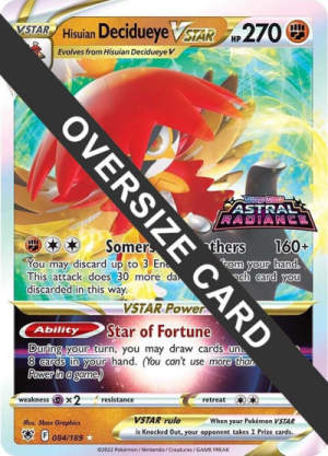 Hisuian Decidueye VSTAR - Jumbo Cards #84 Pokemon card