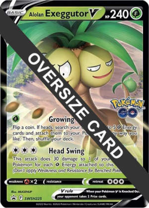 Alolan Exeggutor V - Jumbo Cards #SWSH225 Pokemon card