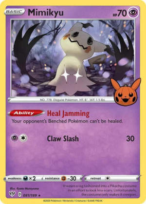 Mimikyu - Trick or Trade BOOster Bundle #81 Pokemon card