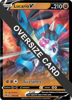 Lucario V - Jumbo Cards #146 Pokemon card