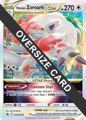 Hisuian Zoroark VSTAR - Jumbo Cards #SWSH298 Pokemon card