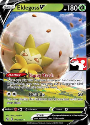 Eldegoss V - Prize Pack Series Cards #19 Pokemon card