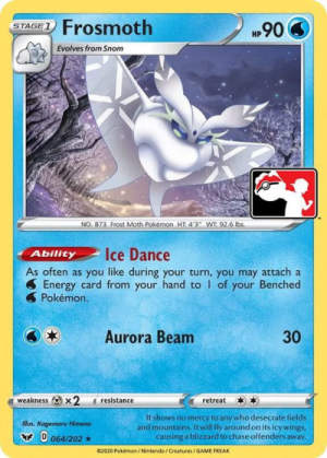 Frosmoth - Prize Pack Series Cards #64 Pokemon card