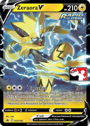 Zeraora V - Prize Pack Series Cards #53 Pokemon card