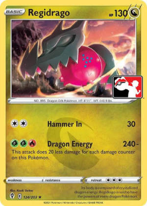 Regidrago - Prize Pack Series Cards #124 Pokemon card