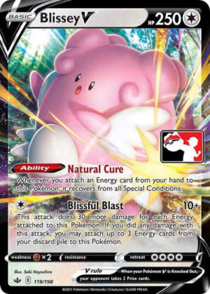 Blissey V - Prize Pack Series Cards #119 Pokemon card