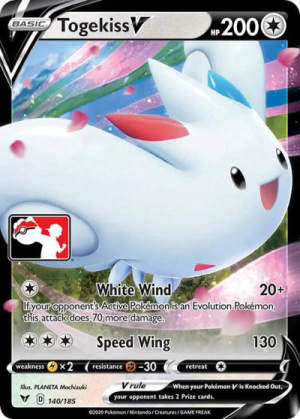 Togekiss V - Prize Pack Series Cards #140 Pokemon card